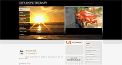 Desktop Screenshot of givehopetherapy.com